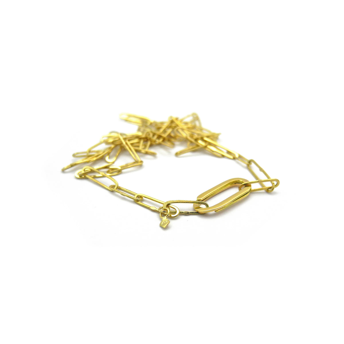 geschmiedete leichte Goldkette – Marie Piel Jewelry Design