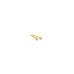 Lade das Bild in den Galerie-Viewer, minimalistische Brillant Goldohrstecker
