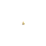 Lade das Bild in den Galerie-Viewer, minimalistische Brillant Goldohrstecker
