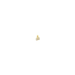 Lade das Bild in den Galerie-Viewer, minimalistische Brillant Goldohrstecker
