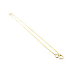 Lade das Bild in den Galerie-Viewer, goldene Kette mit zwei Ringen
