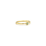 Lade das Bild in den Galerie-Viewer, Goldring mit Smaragd in weicher Fassung
