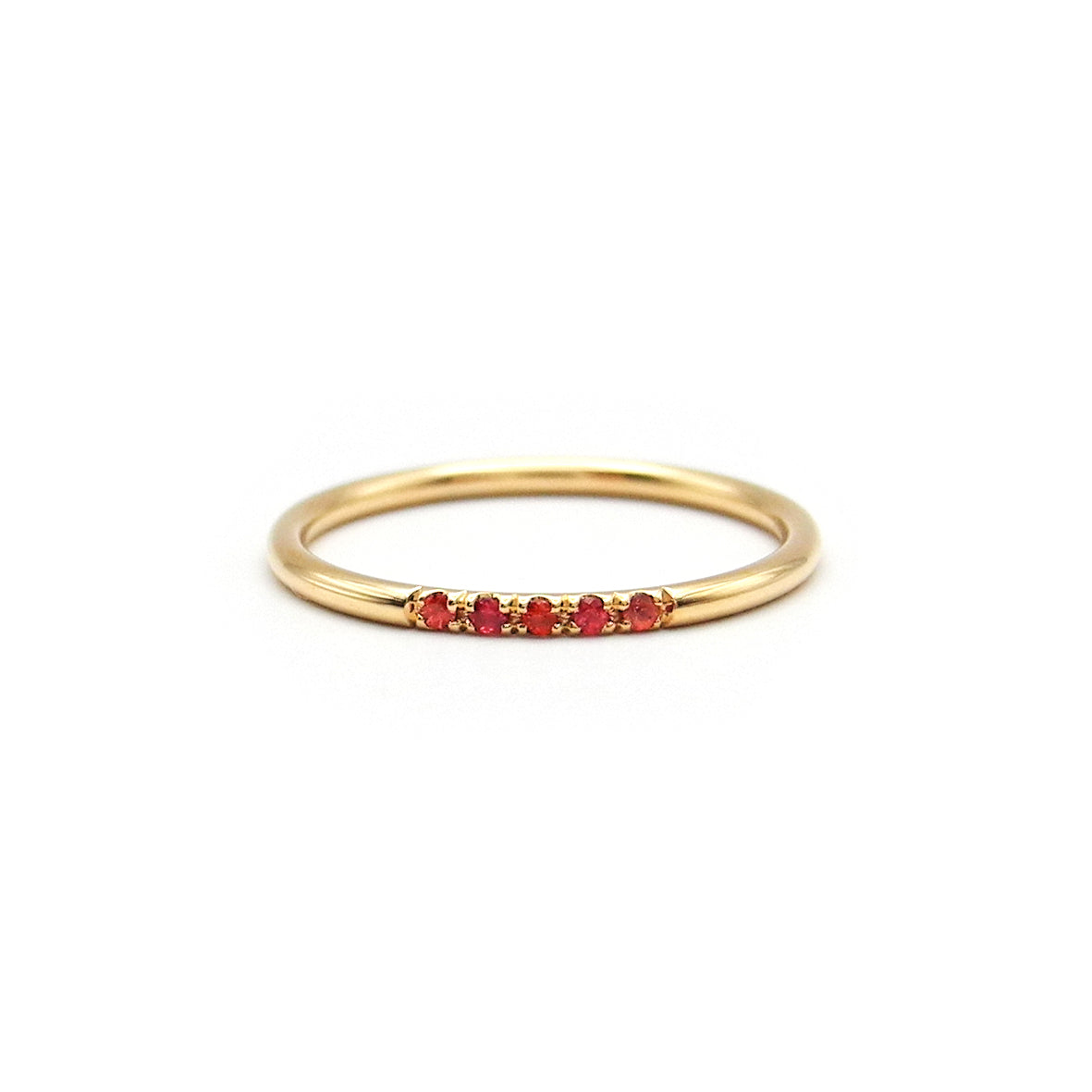 roter Saphirgoldring