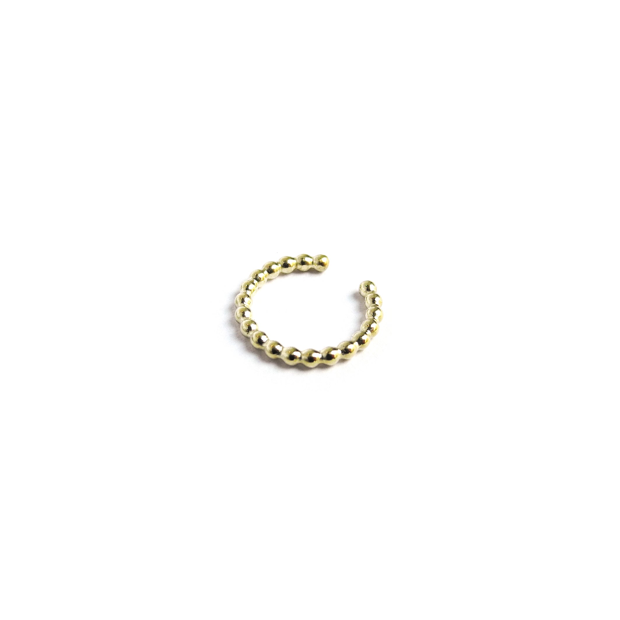 Earcuff 585-Goldperlchen