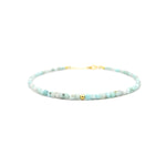 Lade das Bild in den Galerie-Viewer, Goldarmband Larimar 750-Gold
