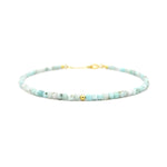 Lade das Bild in den Galerie-Viewer, Goldarmband Larimar 750-Gold

