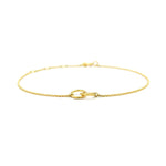 Lade das Bild in den Galerie-Viewer, Goldarmband mit 2 Ringen
