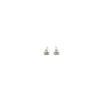 Lade das Bild in den Galerie-Viewer, minimalistische Weißgoldohrringe

