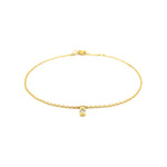 Lade das Bild in den Galerie-Viewer, 750-Goldarmband mit Diamant
