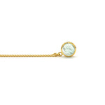 Lade das Bild in den Galerie-Viewer, Goldkette mit Turmalinanhänger mint
