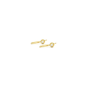 Diamant Goldohrhänger