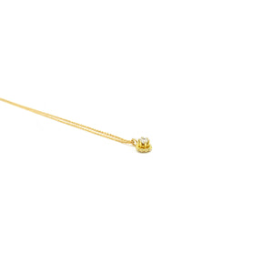 Goldkette mit Brillantanhänger