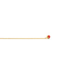 Lade das Bild in den Galerie-Viewer, goldene Kette mit roter Koralle
