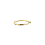 Lade das Bild in den Galerie-Viewer, minimalistischer Smaragdgoldring
