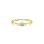 Lade das Bild in den Galerie-Viewer, minimalistischer Goldring mit Opal
