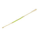 Lade das Bild in den Galerie-Viewer, facettiertes Peridotarmband gold
