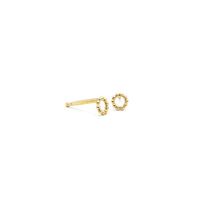 minimalistische Roségold Ohrstecker