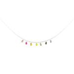 Lade das Bild in den Galerie-Viewer, Regenbogenkette mit Saphiren
