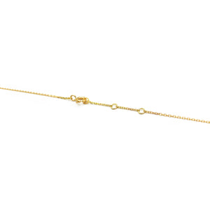 Goldkette mit Tansanitanhänger