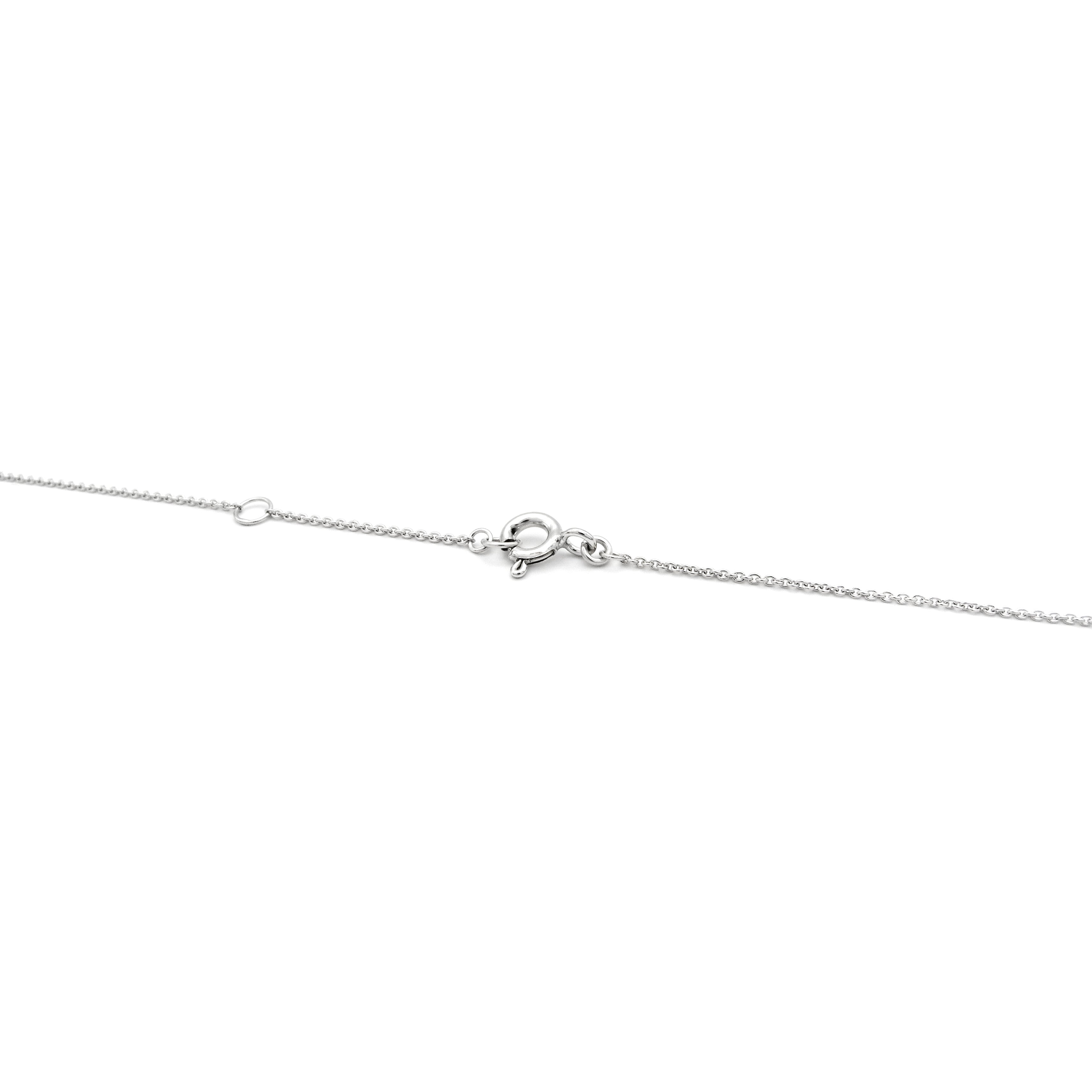 Weißgoldkette mit Tansanit