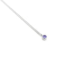 Lade das Bild in den Galerie-Viewer, Weißgoldkette mit Tansanit
