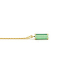 Lade das Bild in den Galerie-Viewer, Goldkette mit rechteckigem Turmalin
