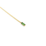 Lade das Bild in den Galerie-Viewer, Goldkette mit rechteckigem Turmalin

