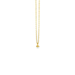 Lade das Bild in den Galerie-Viewer, goldene Kette mit kleiner Akoya Perle
