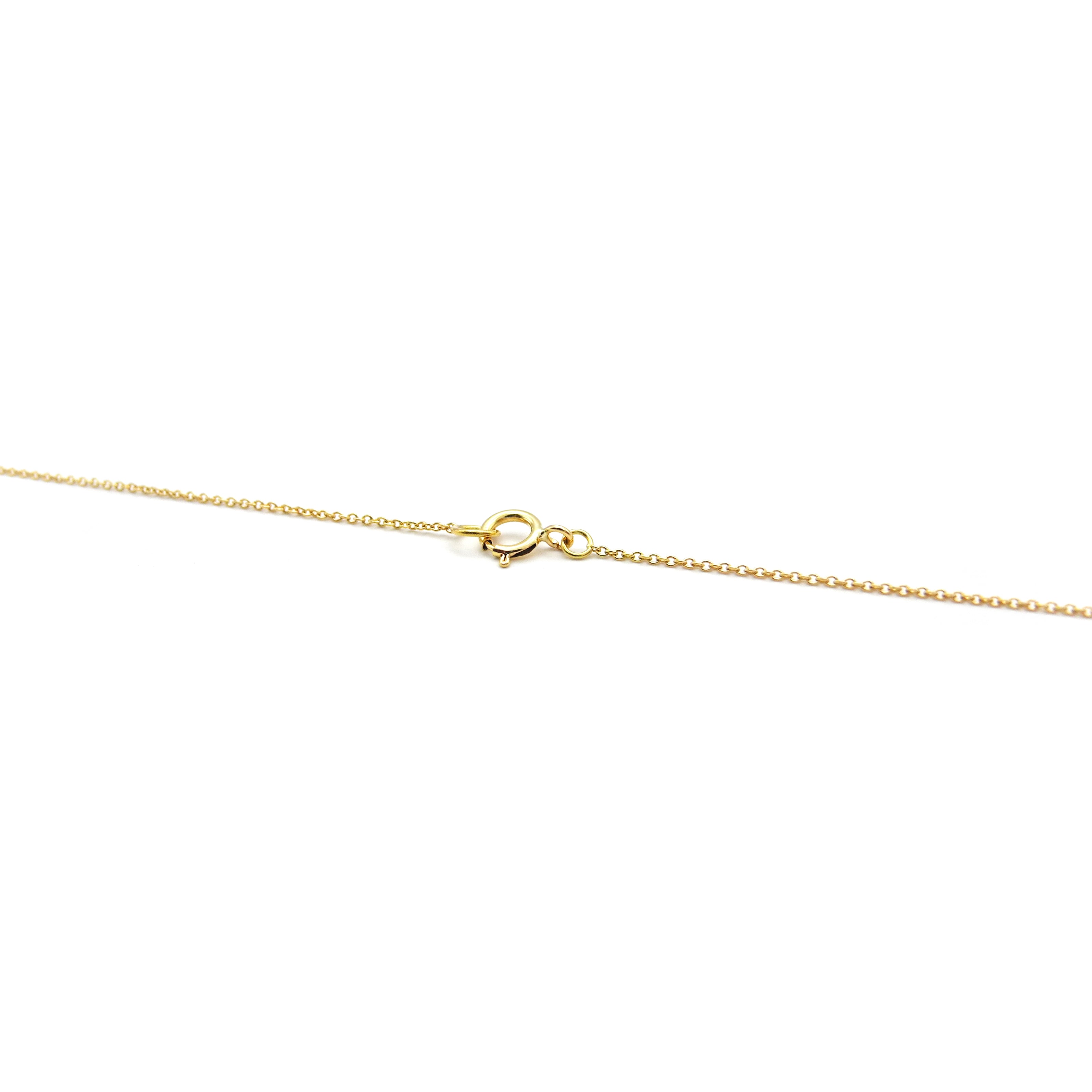 goldene Kette mit Akoya Perle