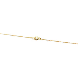 goldene Kette mit Akoya Perle