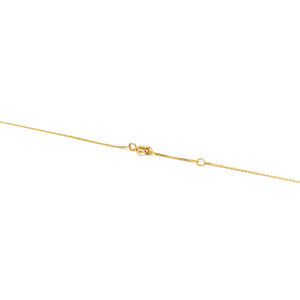 750-Goldkette mit Aquamarin