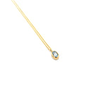Lade das Bild in den Galerie-Viewer, 750-Goldkette mit Aquamarin
