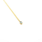 Lade das Bild in den Galerie-Viewer, 750-Goldkette mit Aquamarin

