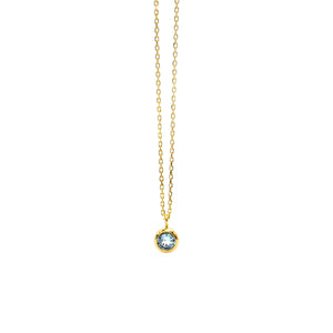 Aquamarin Goldkette 18 ct