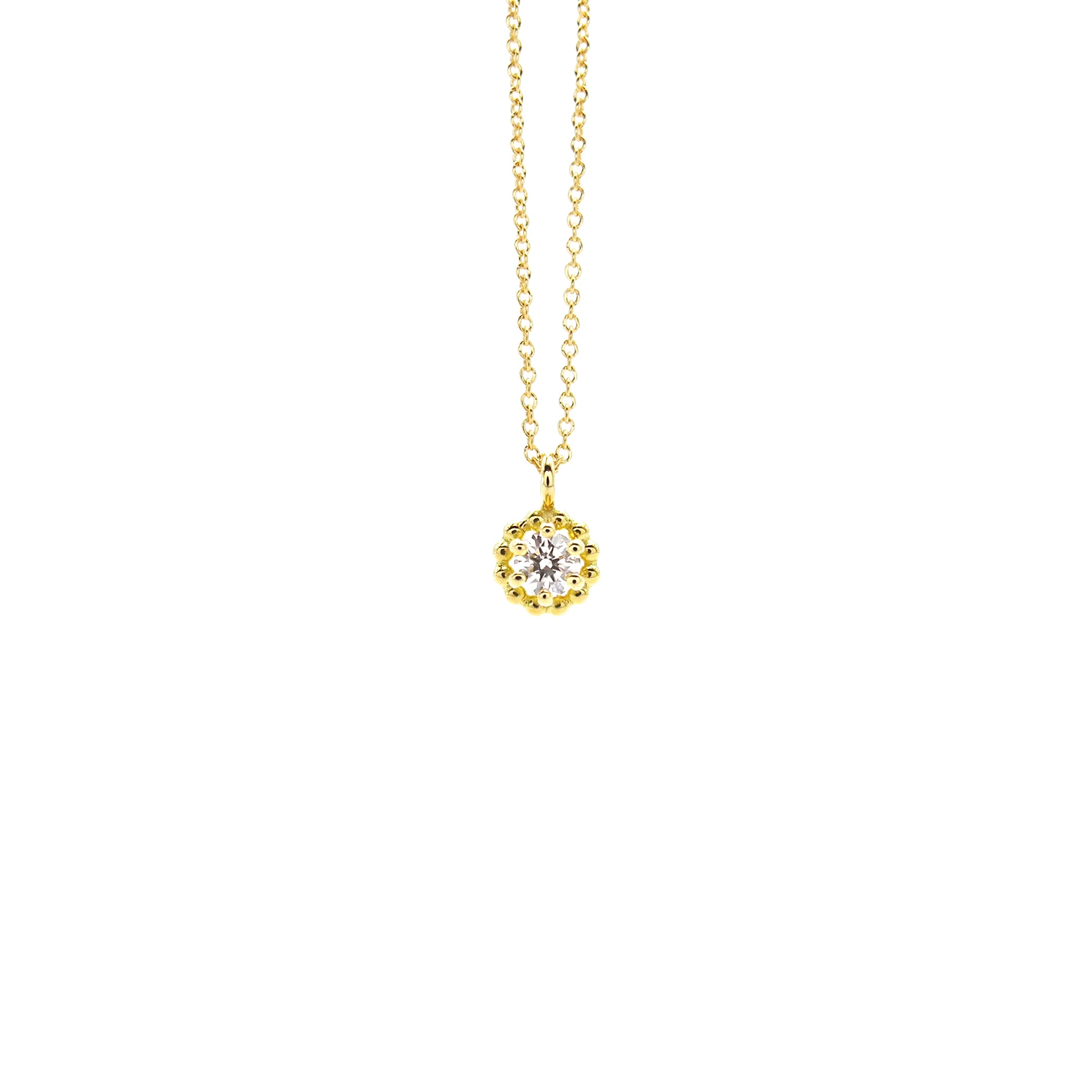 Goldkette mit Brillantanhänger