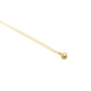 Goldkette mit Brillantanhänger
