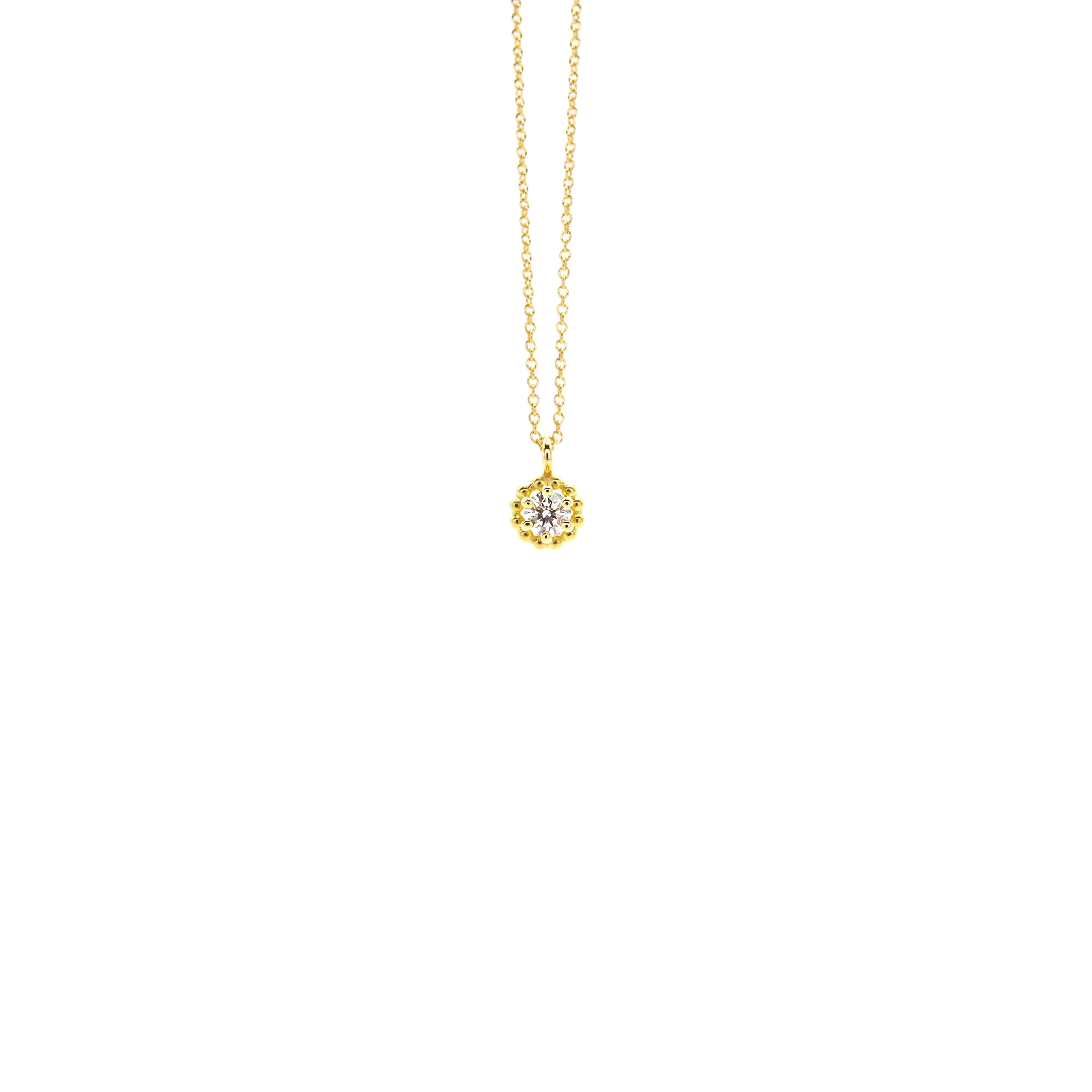 Goldkette mit Brillantanhänger
