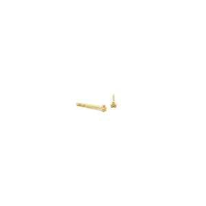 minimalistische Goldohrringe