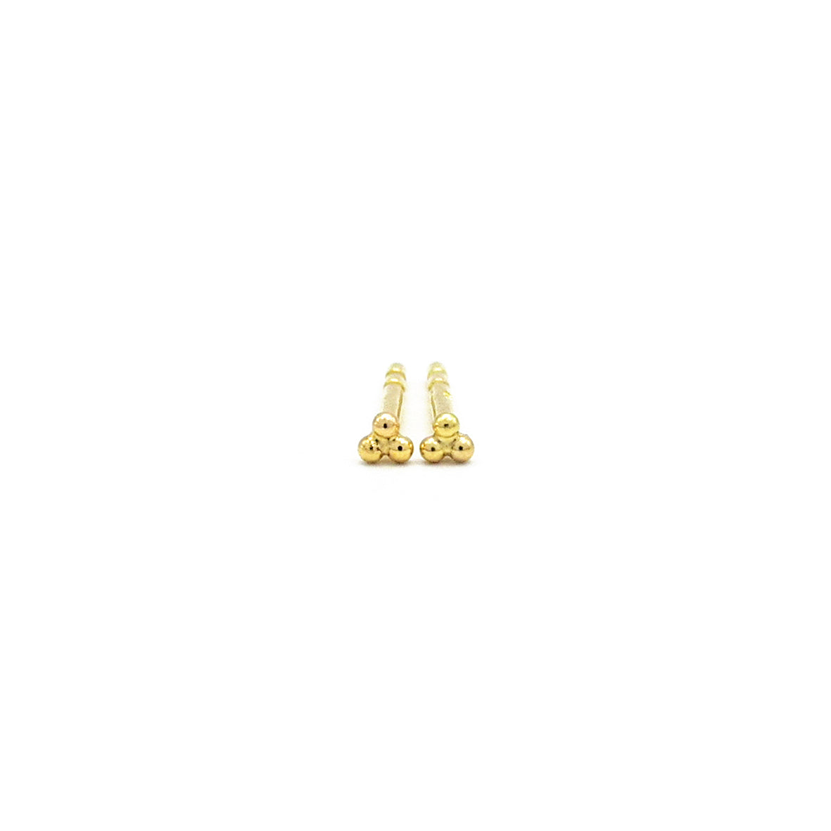 minimalistische Goldohrringe