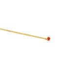 Lade das Bild in den Galerie-Viewer, goldene Kette mit roter Koralle

