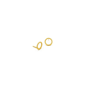 goldene Kreisohrstecker