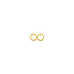 Lade das Bild in den Galerie-Viewer, goldene Kreisohrstecker

