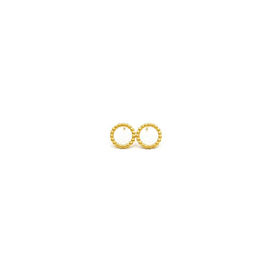 goldene Kreisohrstecker