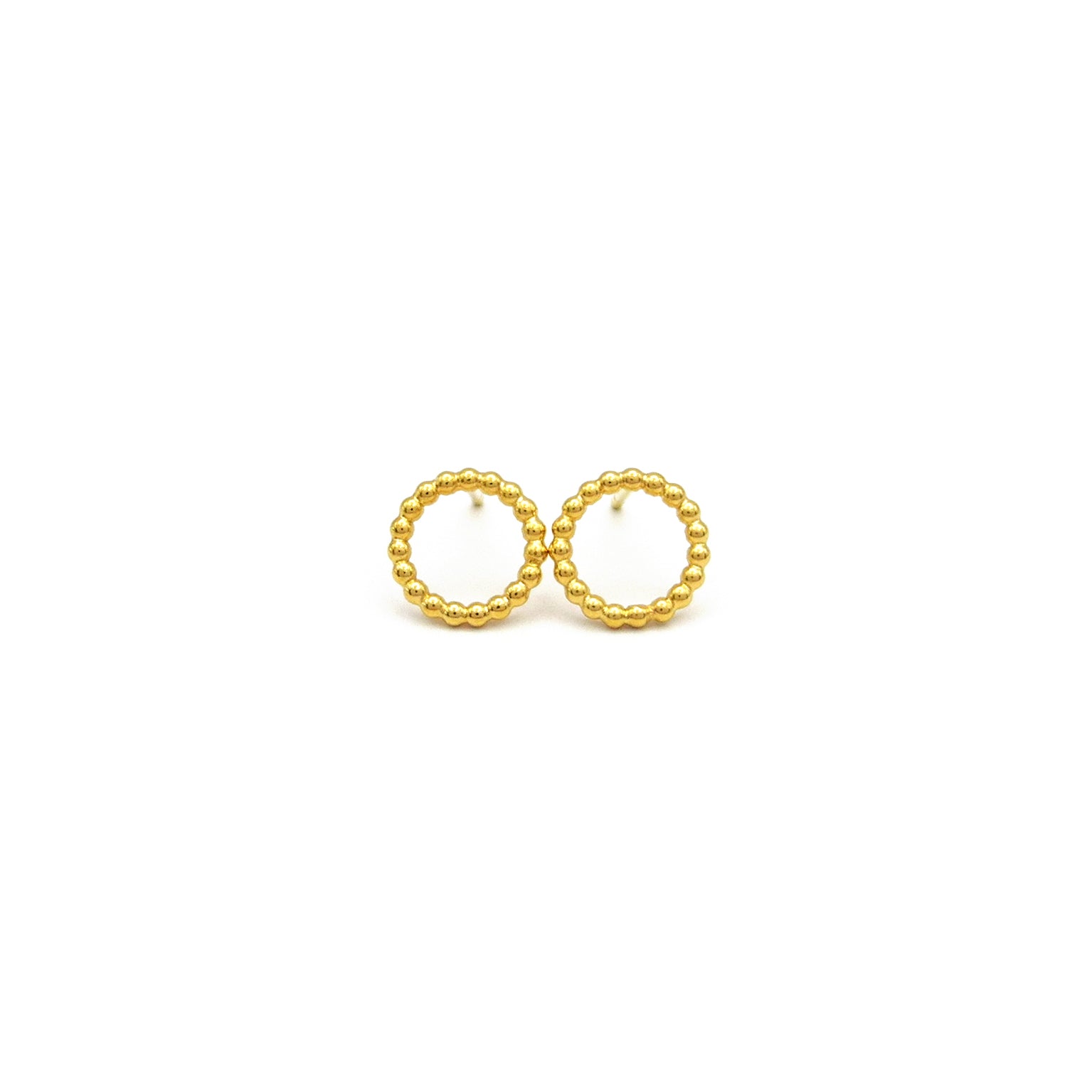 goldene Kreisohrstecker