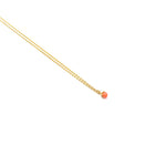 Lade das Bild in den Galerie-Viewer, goldene Kette mit rosa Koralle
