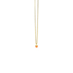 Lade das Bild in den Galerie-Viewer, goldene Kette mit kleiner rosa Koralle
