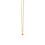 Lade das Bild in den Galerie-Viewer, goldene Kette mit kleiner rosa Koralle
