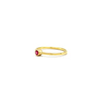 Lade das Bild in den Galerie-Viewer, eleganter Goldring mit Rubin

