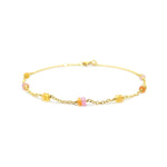 Lade das Bild in den Galerie-Viewer, Goldarmband mit Saphiren
