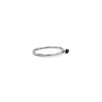 Lade das Bild in den Galerie-Viewer, minimalistischer Weißgoldring mit Perle
